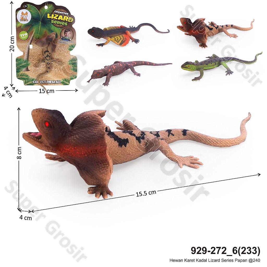 Hewan Karet Kadal Lizard Series Papan @240