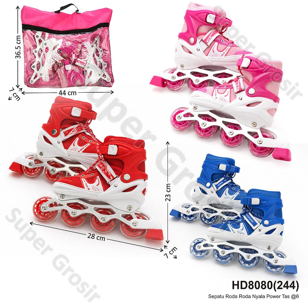 Sepatu Roda Roda Nyala Power Tas @6