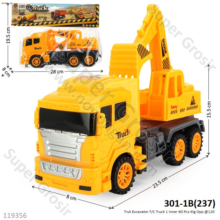 Truk Excavator F/C Truck 1 Inner 60 Pcs Ktg Opp @120