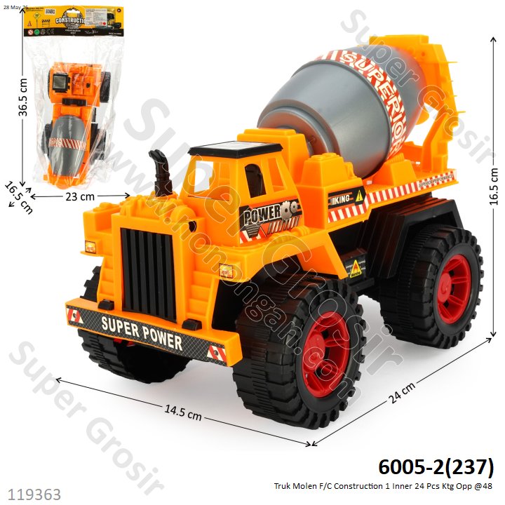 Truk Molen F/C Construction 1 Inner 24 Pcs Ktg Opp @48