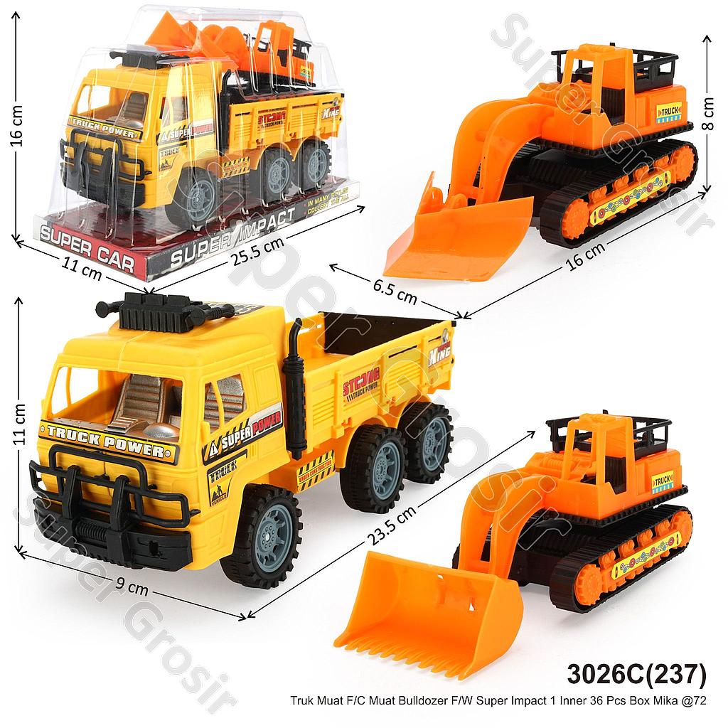Truk Muat F/C Muat Bulldozer F/W Super Impact 1 Inner 36 Pcs Box Mika @72