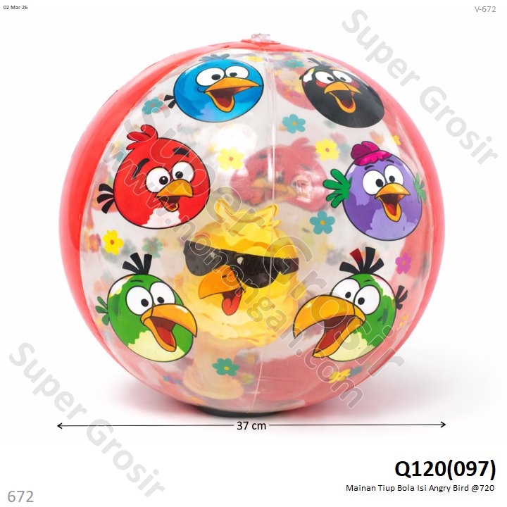 Mainan Tiup Bola Isi Angry Bird @720