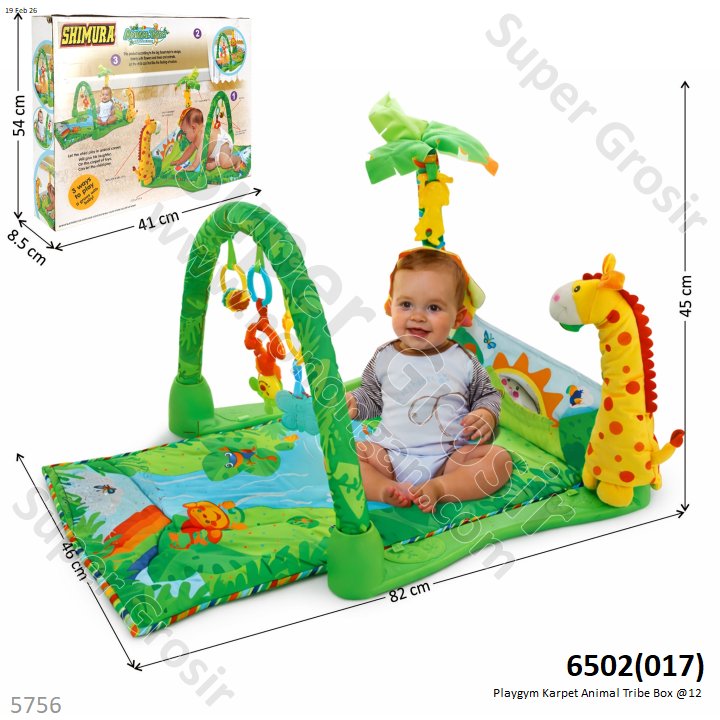 Playgym Karpet Animal Tribe Box @12