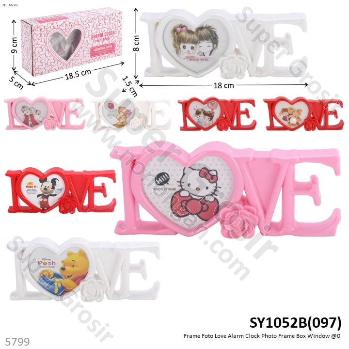 Frame Foto Love Alarm Clock Photo Frame Box Window @0