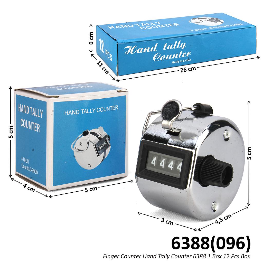 Finger Counter Hand Tally Counter 6388 1 Box 12 Pcs Box @240