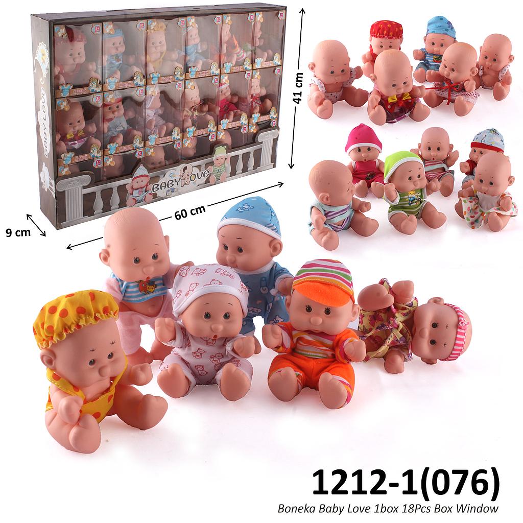 Boneka Bayi Baby Love 1 Box 18 Pcs Box Window (Satuan Pcs) @216