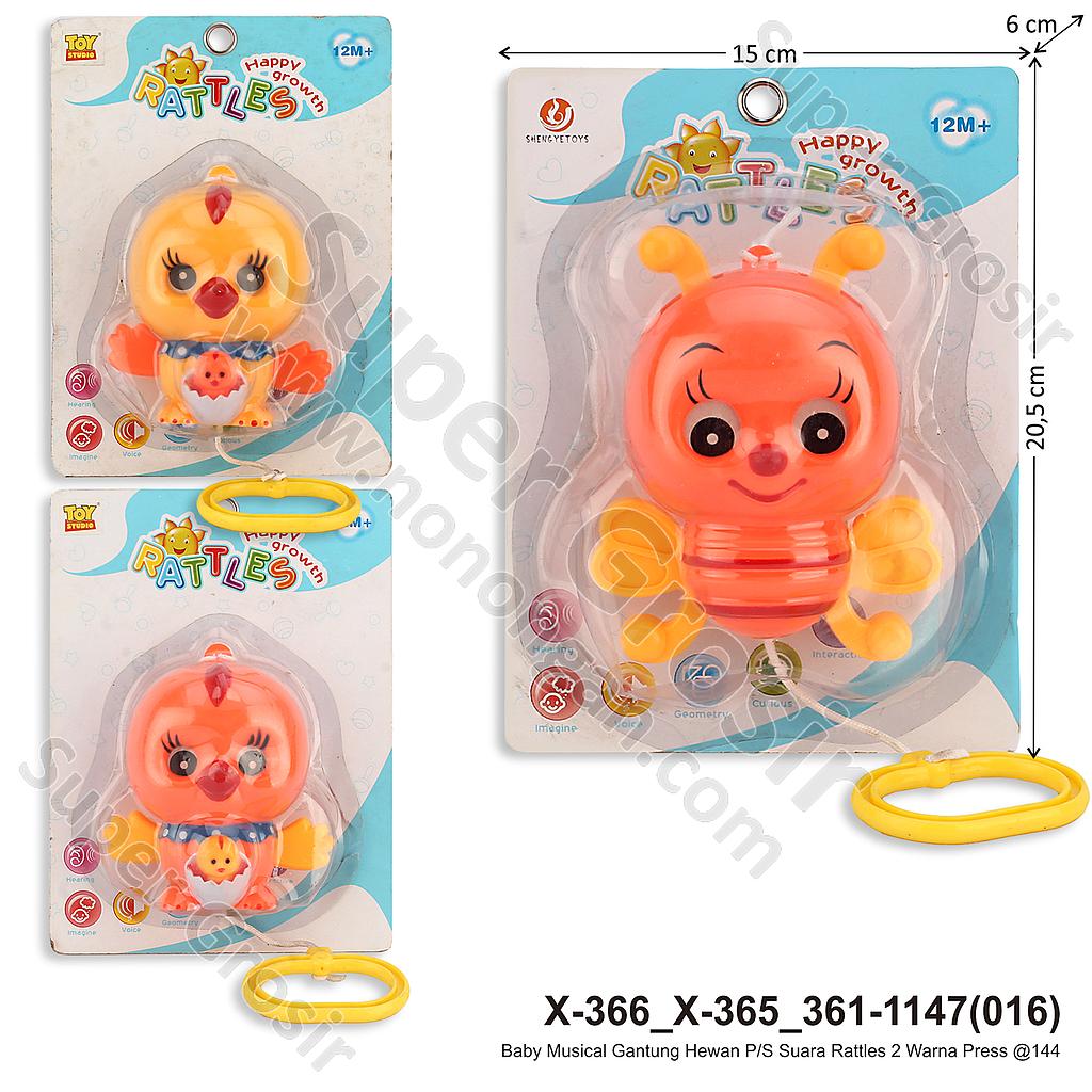 Baby Musical Gantung Hewan P/S Musik Rattles Press @144