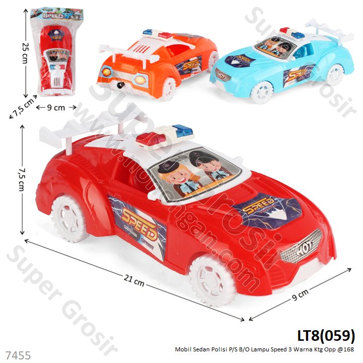 Mobil Tarik Mobil Polisi P/S Lampu Speed Ktg @168