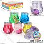 Slime Botol Diamond Karakter 3D Crystal Mud 1 Box 12 Pcs Botol @240