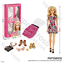 Boneka Barbie dan Acc Everyday Fashion Combo Box Window @8