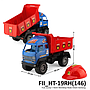 Truk Konstruksi Truk Dump Roda Hitam + Helm Worldtop Ktg @12