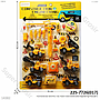 Truk Konstruksi Set 6 Pcs + Acc Tower Crane Construction Engineering Press @72