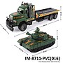 Kendaraan Militer Truk Transporter 63 F/W Muat Tank 24 cm F/W Vehicle Country Ktg PVC @12