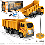 R/C Truk Dump Charge + Kabel Charge Suara Musik Lampu Asap Super Truck 27 MHz 4 Channel Box Window @48