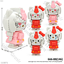 Boneka Ganti Muka Hello Kitty 2 in 1 Gantungan Kunci 1 Pack 12 Pcs Ktg Opp @300 