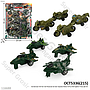 Kendaraan Militer Set Pesawat Jet dan Sepeda Motor 8 Pcs P/B Fighter Press @144