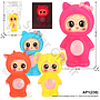 Boneka Cit-Cit Karakter Lampu Tx 1 Pack 6 Pcs Ktg Opp @160